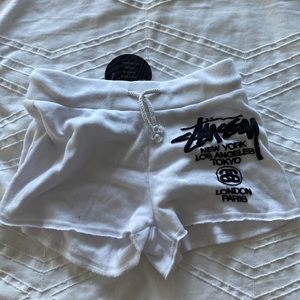 stussy sweat shorts